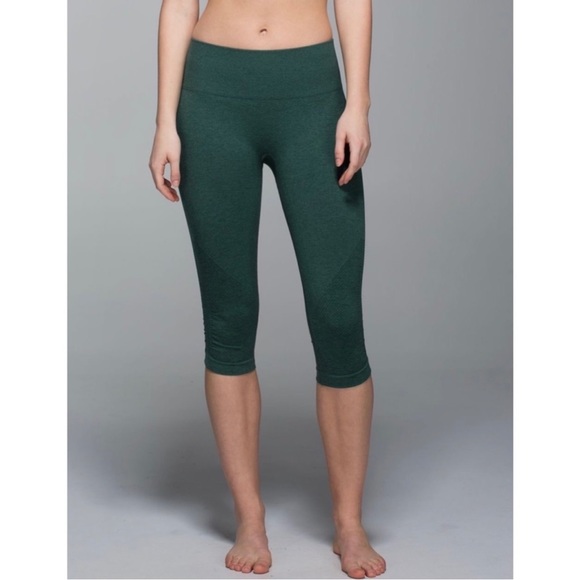 lululemon athletica Pants & Jumpsuits Lululemon Forest Green Ruched
